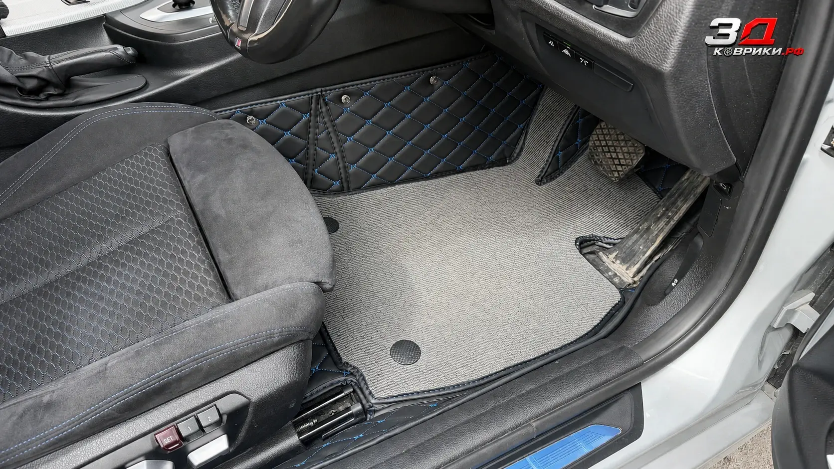 3D коврики BMW 3 Series, багажник