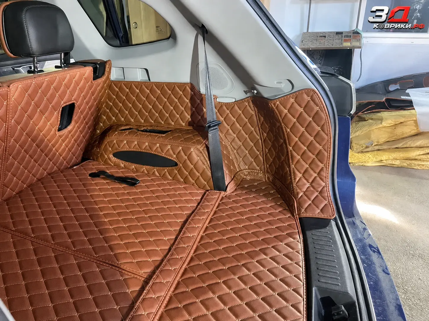 3D коврики Chery Tiggo 8, второй ряд