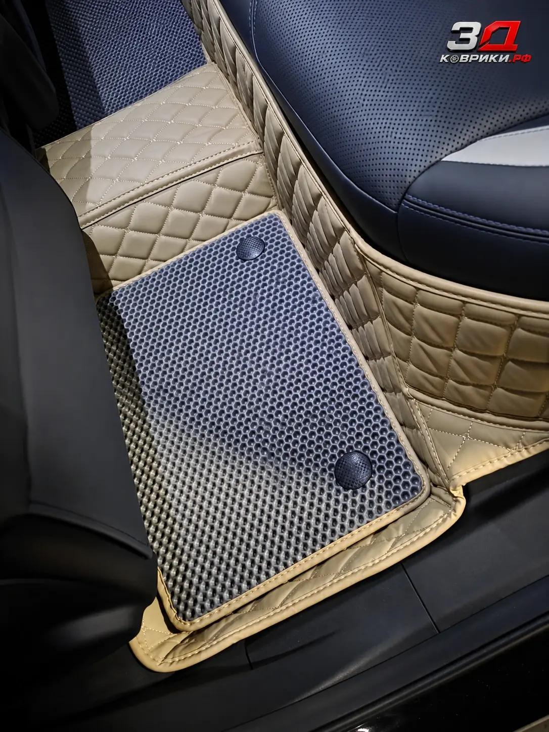 3D коврики Geely Atlas, водительская зона