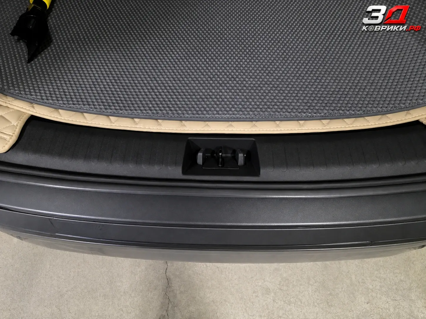 3D коврики Geely Atlas, задний ряд