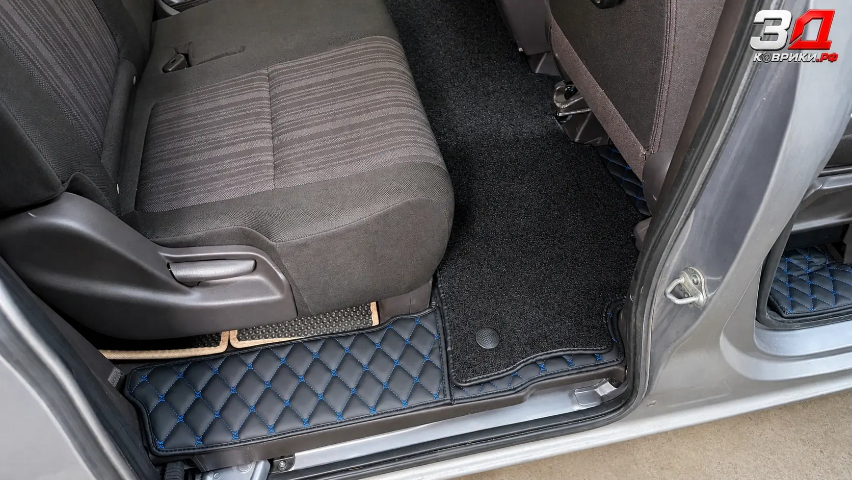 3D коврики Honda Freed, пороги и тоннель
