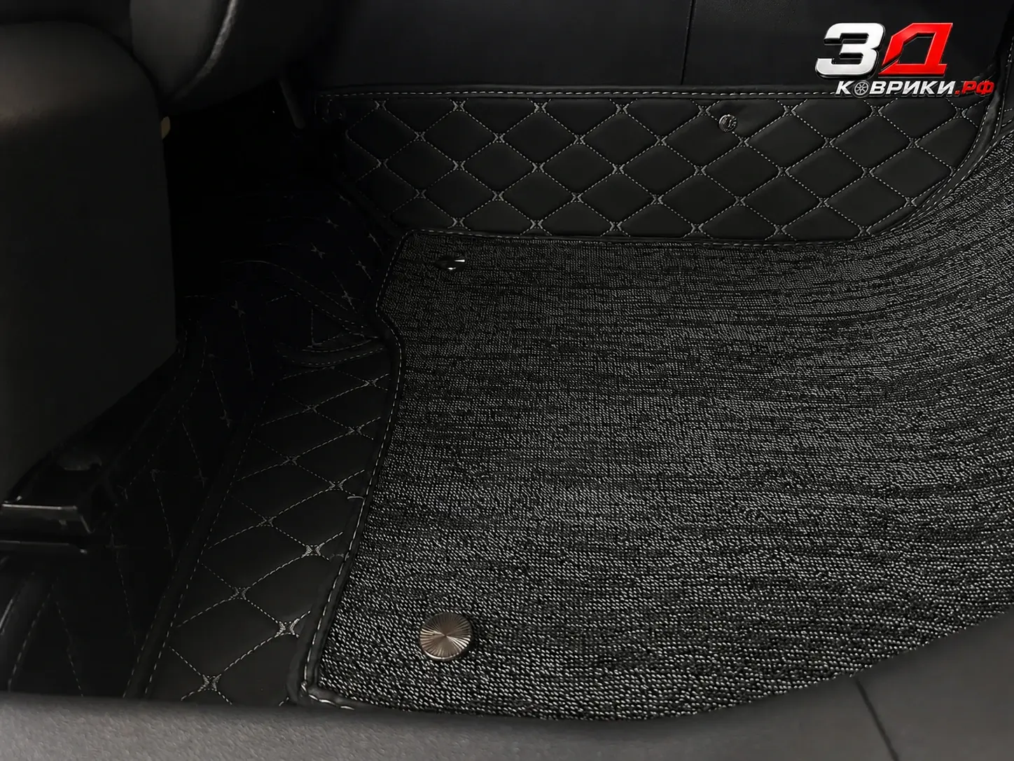 3D коврики Jaecoo J7, пороги и тоннель