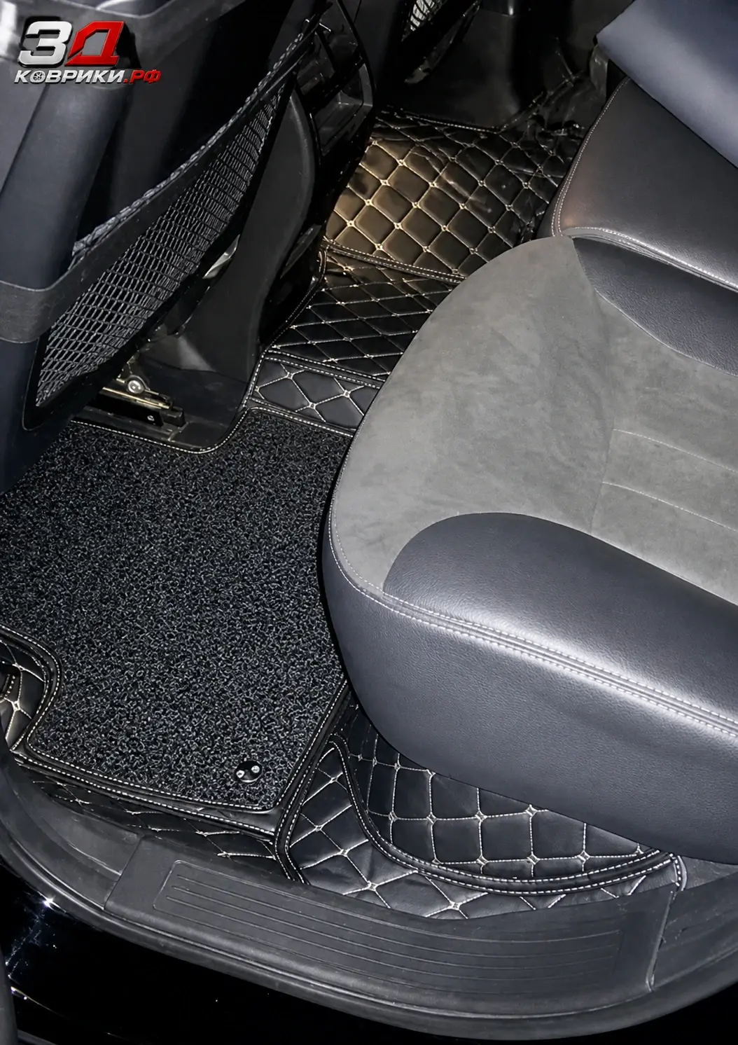3D коврики Mercedes-Benz ML, задний ряд