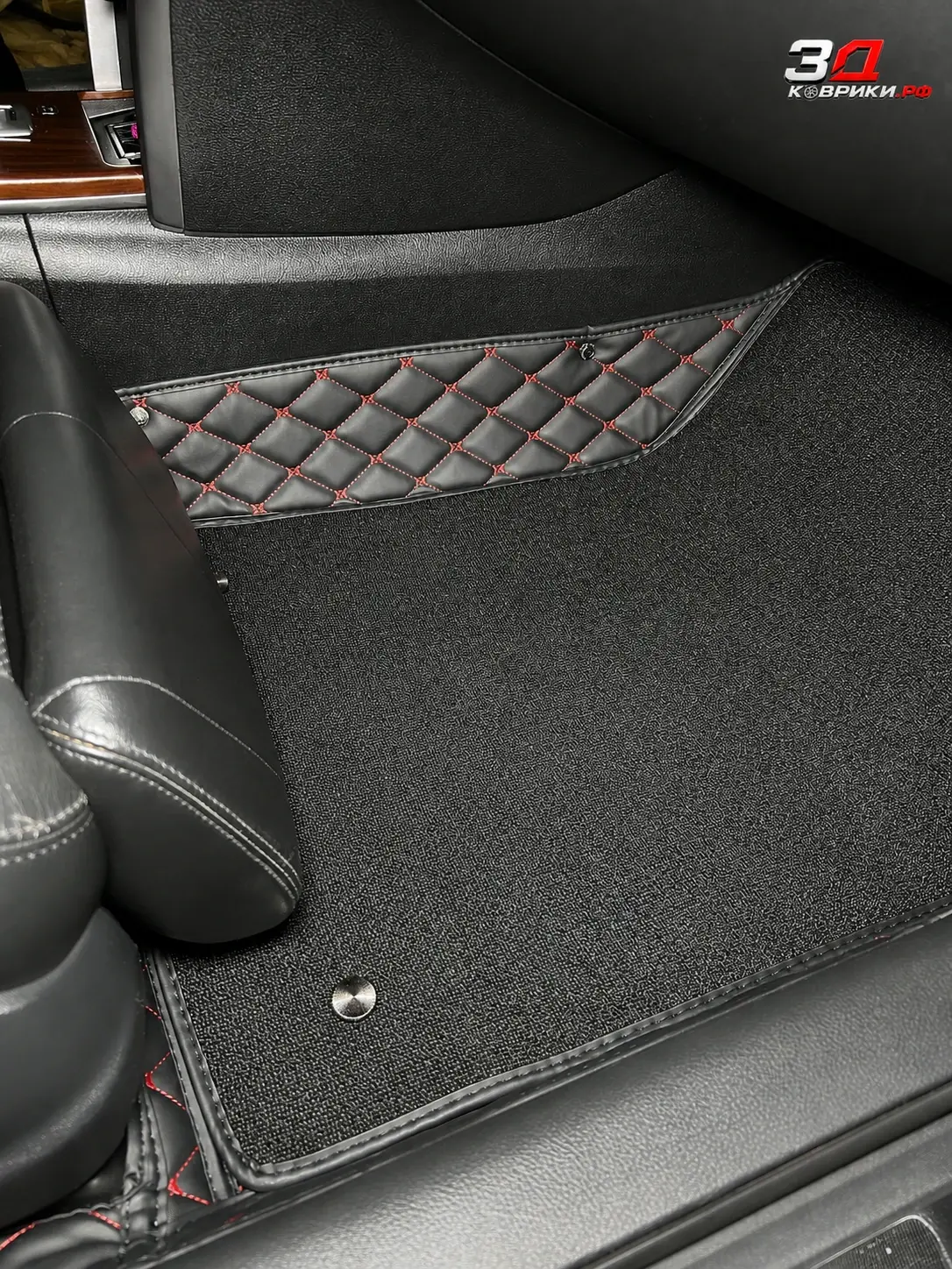 3D коврики Nissan Teana, задний ряд