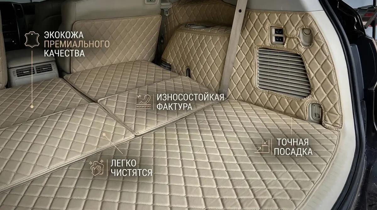 3D коврики Infiniti QX56 Z62 - фото работ 5