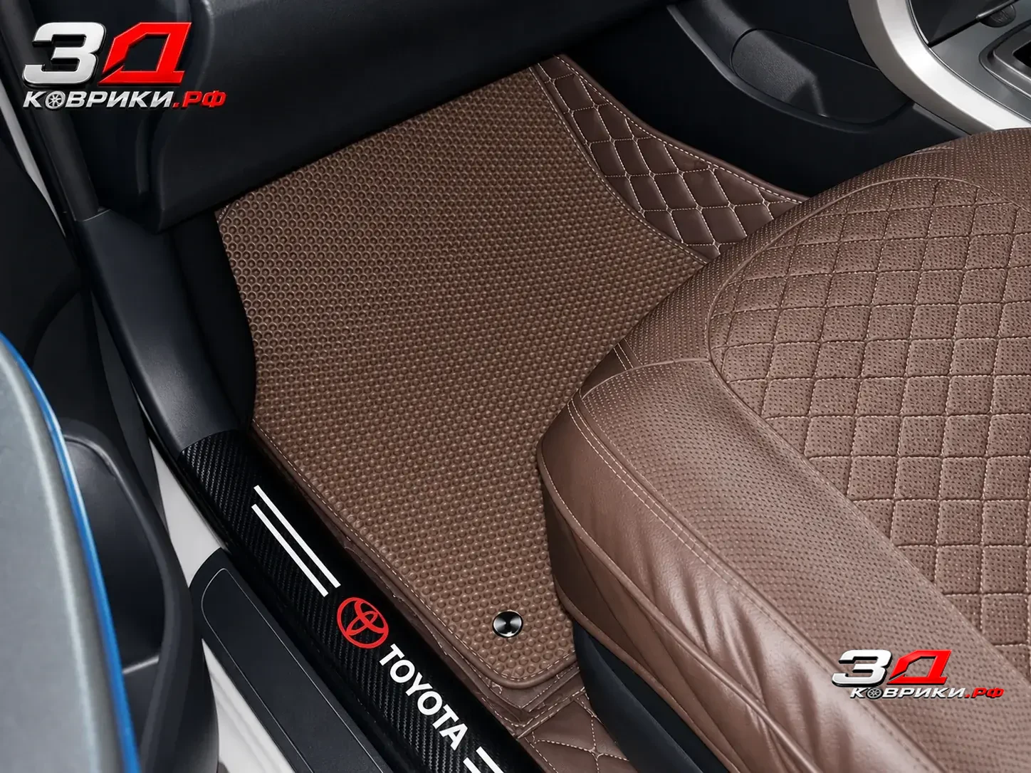 3D коврики Corolla Fielder E120, задний ряд