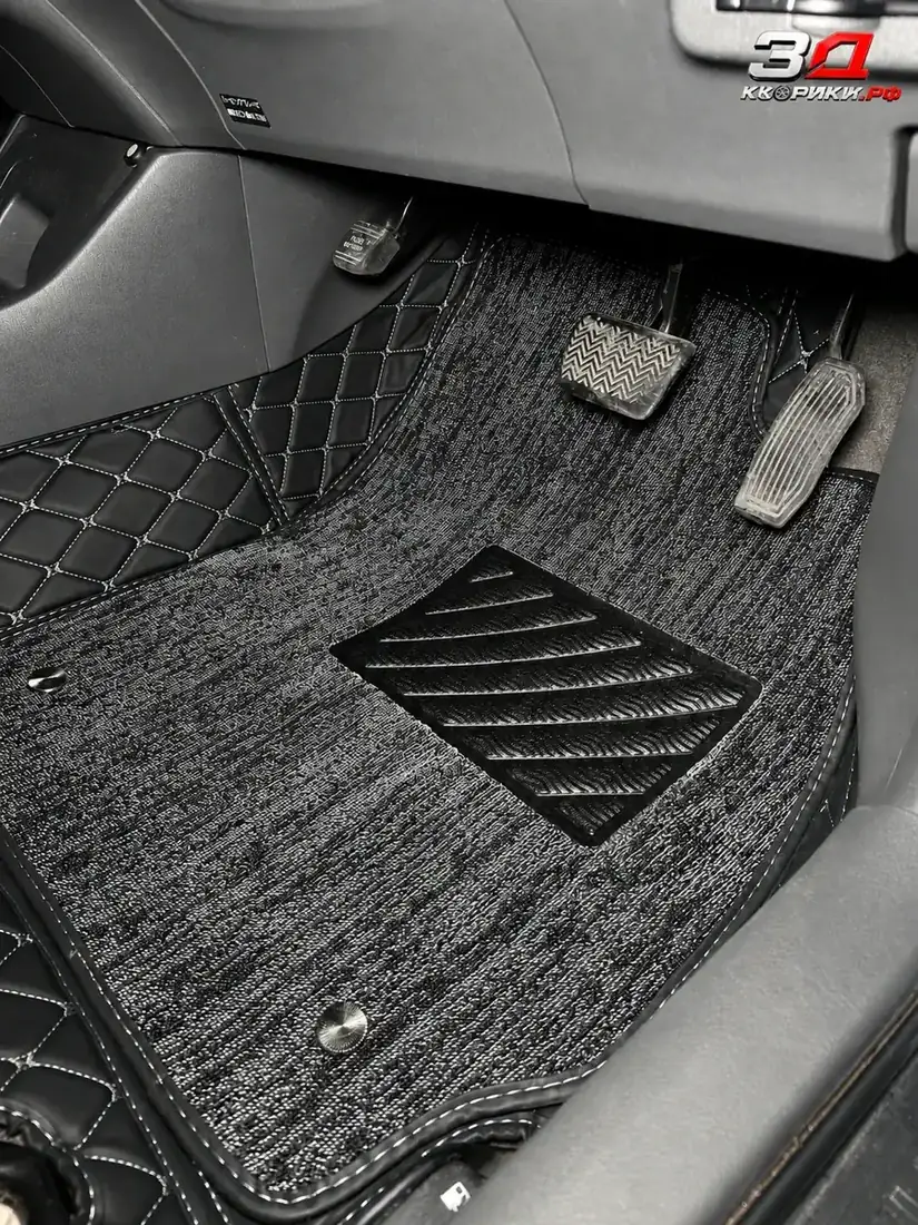 3D коврики Toyota Prius XW30, водительская зона