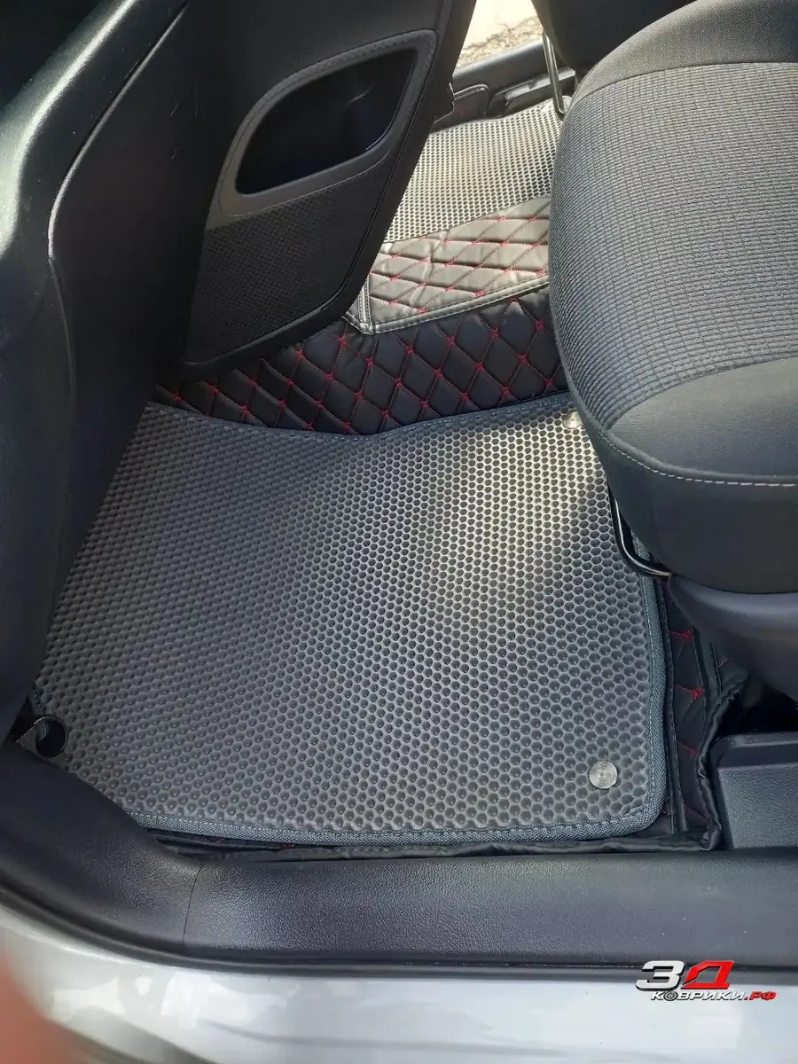 3D коврики Toyota Sienta XP210, пассажирская зона