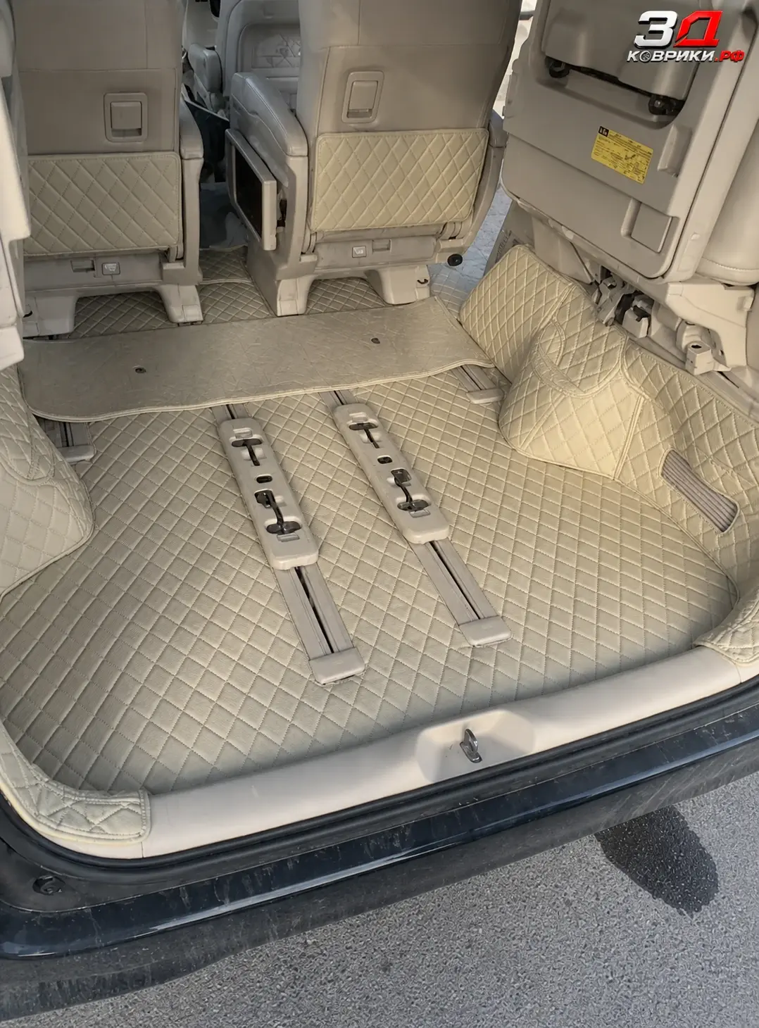 3D коврики Vellfire 2008-2015, пороги и тоннель