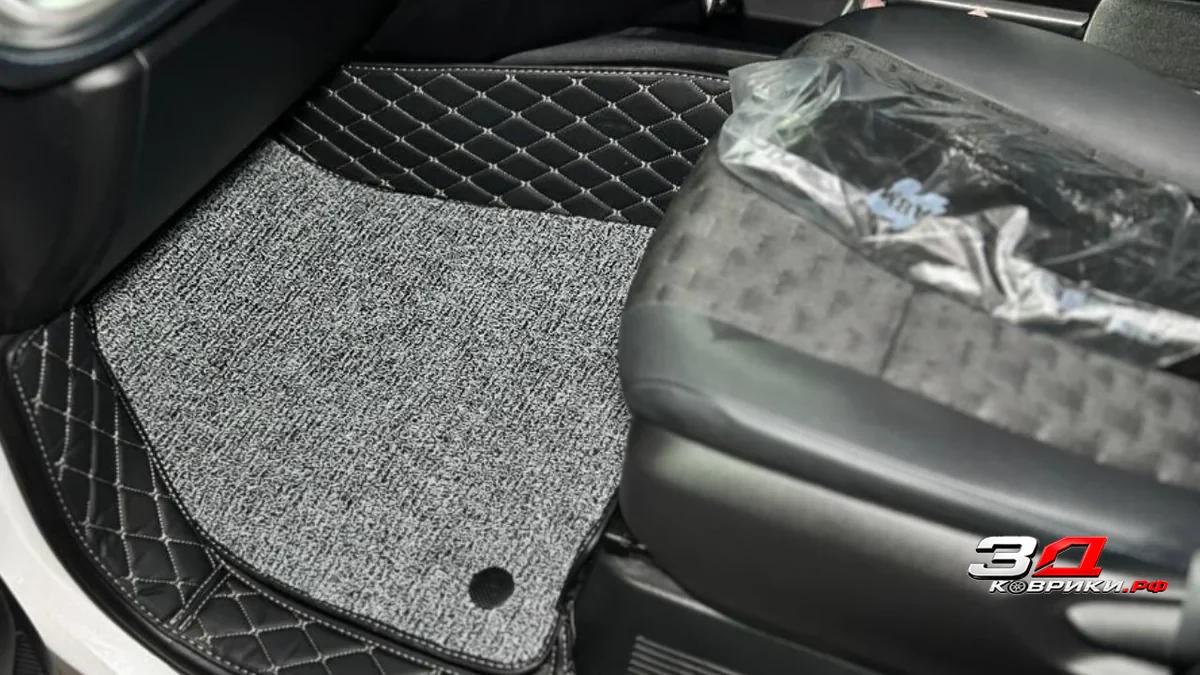 3D коврики Toyota Voxy R90, пороги и тоннель