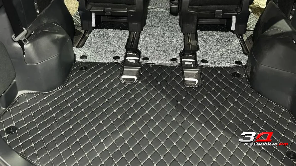 3D коврики Toyota Voxy R90, детали посадки